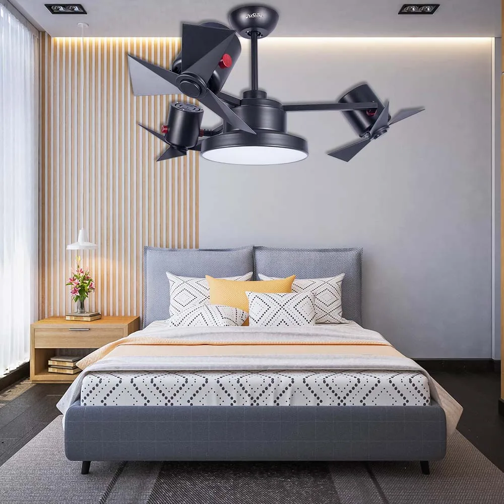  1stshine New Arrivals 360 Degree High Speed Rotating Ac Motor Fancy Ceiling Fan