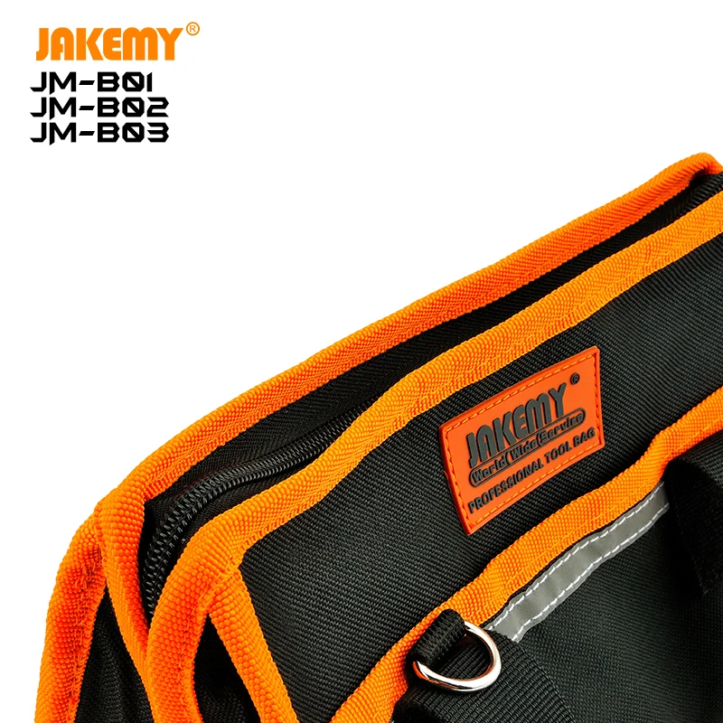  JAKEMY B03 Прочный инструмент для хранения инструментов из ткани Оксфорд сумка с прочной молнией хорошо подходит