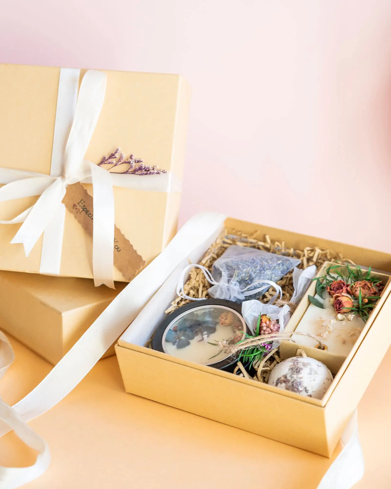 Relaxation Gift Tumbler Encouragement Basket Box Get Well Soon Women Spa Self Care Gift Set