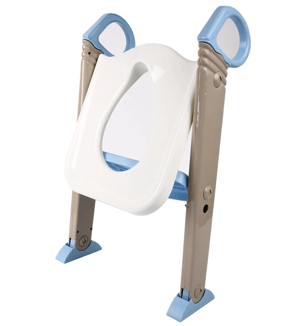BBCare Potty Training Toilet Seat Chair with Sturdy Anti-Slip Step Ladder for Kids Toddlers,Comfortable w/Handles