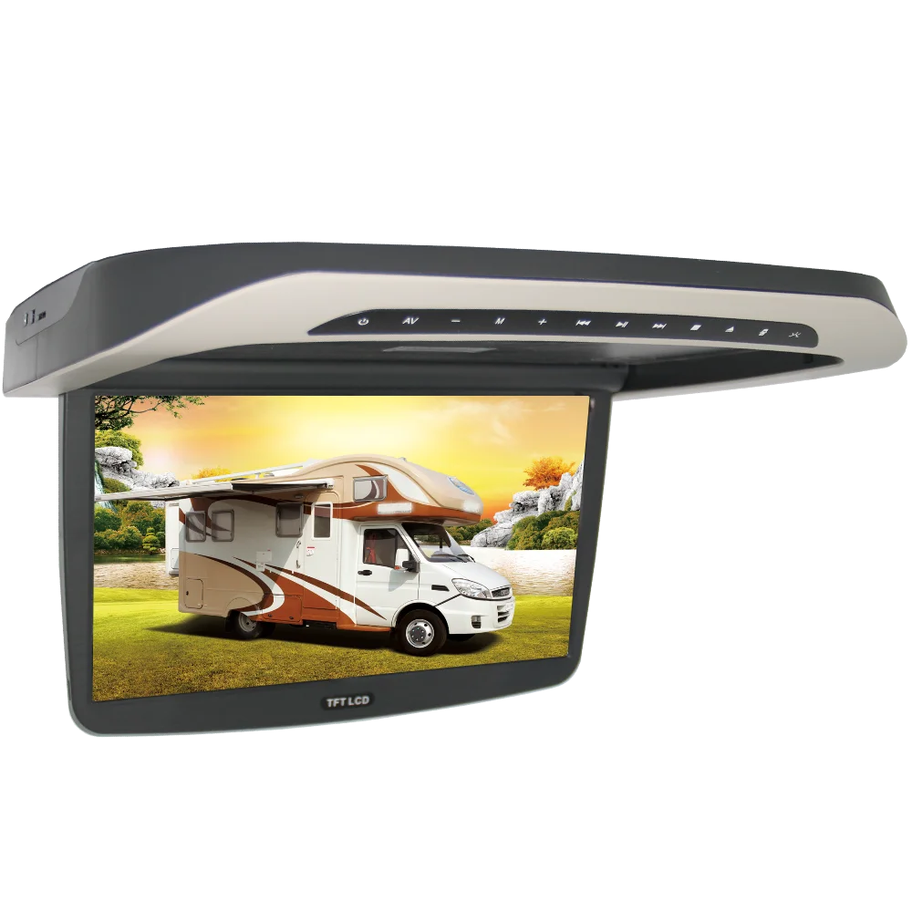 Factory cheap price 15.6inch manual vehicle monitor ceiling car monitor overhead roof monitor