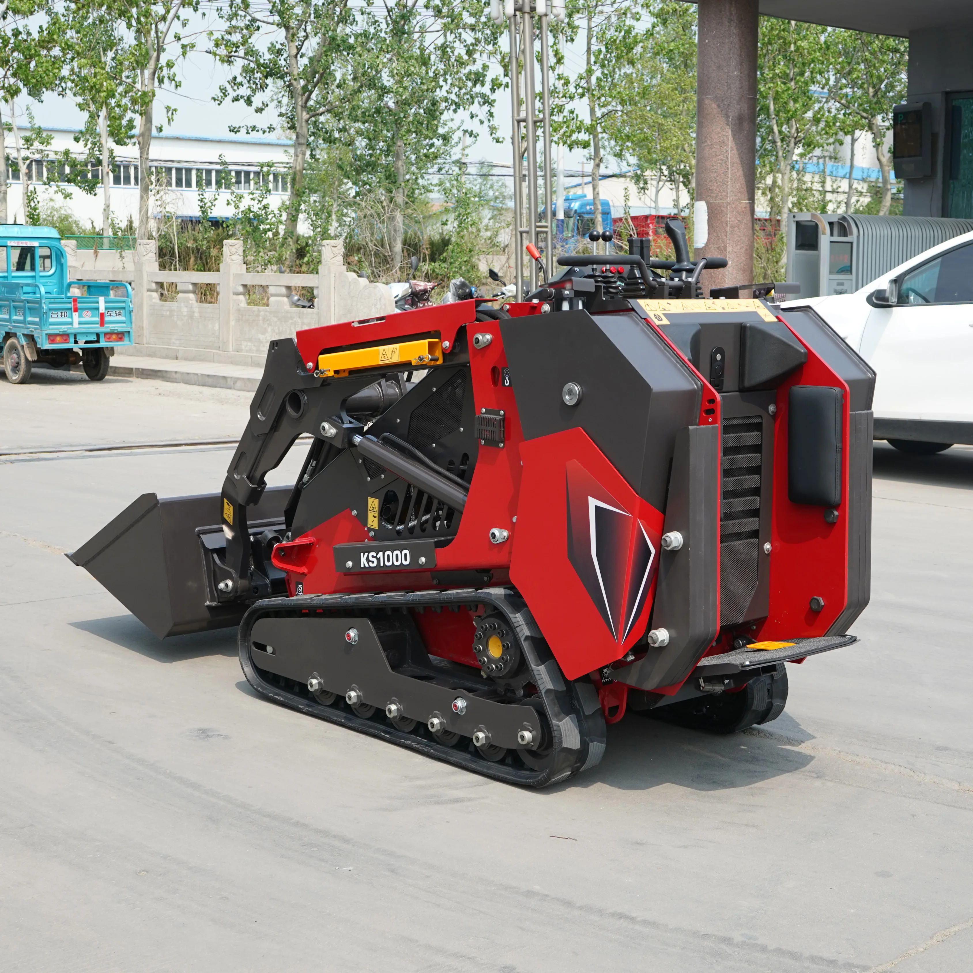 mini skid steer loader diesel skid steer bucket 25hp mini skid steer