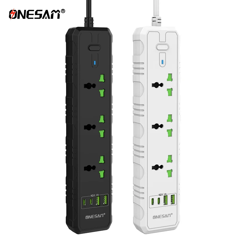 Newest T94 USB 5V/3.1A And Electrical Supplies Equipment Switch Surge Protector Universal Adapter