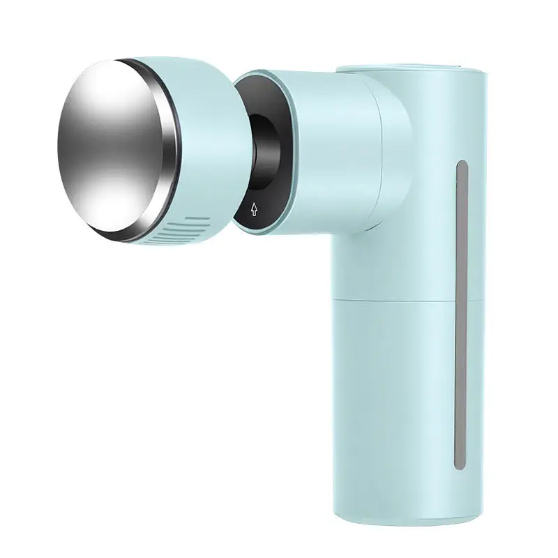 Travel Home Handheld Electric USB Recharge Deep Tissue reasonable price facial mini  massage gun with warm and cold head