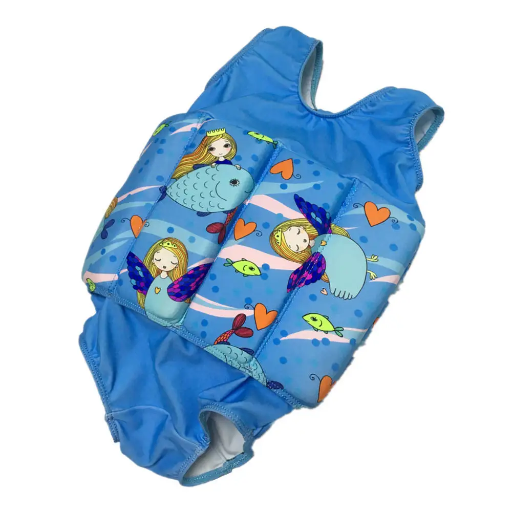 Factory direct sale Neoprene Buoyancy aid floating Life jacket kid one-piece suit with underpants for Children