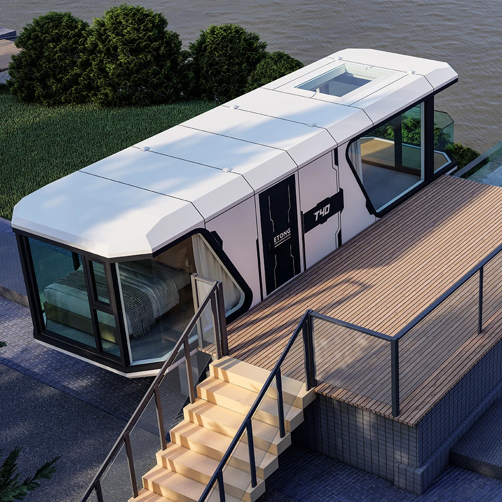2024 Custom prefabricated module house glamping container house de luxe tiny homes ready to ship