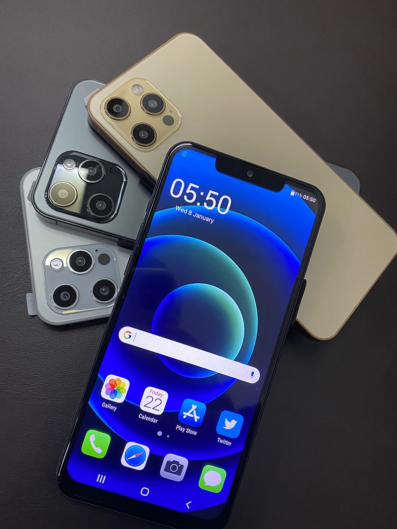 Новый i12 pro max 6 7 дюймов 5800 мач двойная sim-карта двойной режим ожидания смарт-телефонов 5g