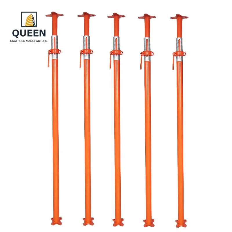 Строительные леса Linyi queen 2200-3900 мм окрашенные трубы опорные швартовые стойки регулируемые стальные нажимные