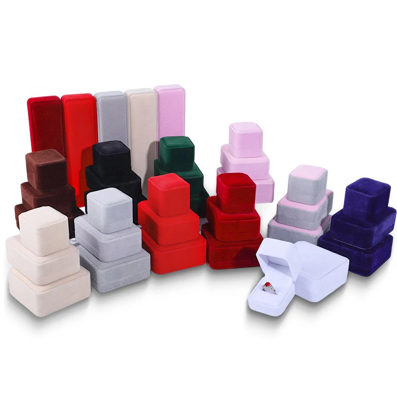 Шкатулка для ювелирных изделий, роскошный бархатный бокс для ожерелий, серег, браслетов, под заказ