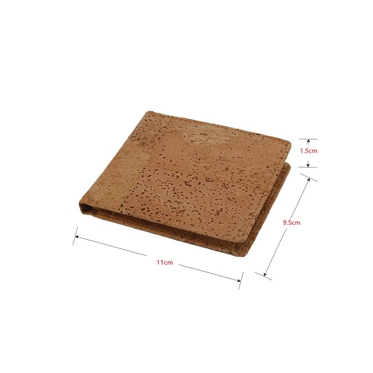 2022 New Trend  Original Ecology Biodegradable  Cork Pocket Coin Wallet  Made of Natural Portugal Cork