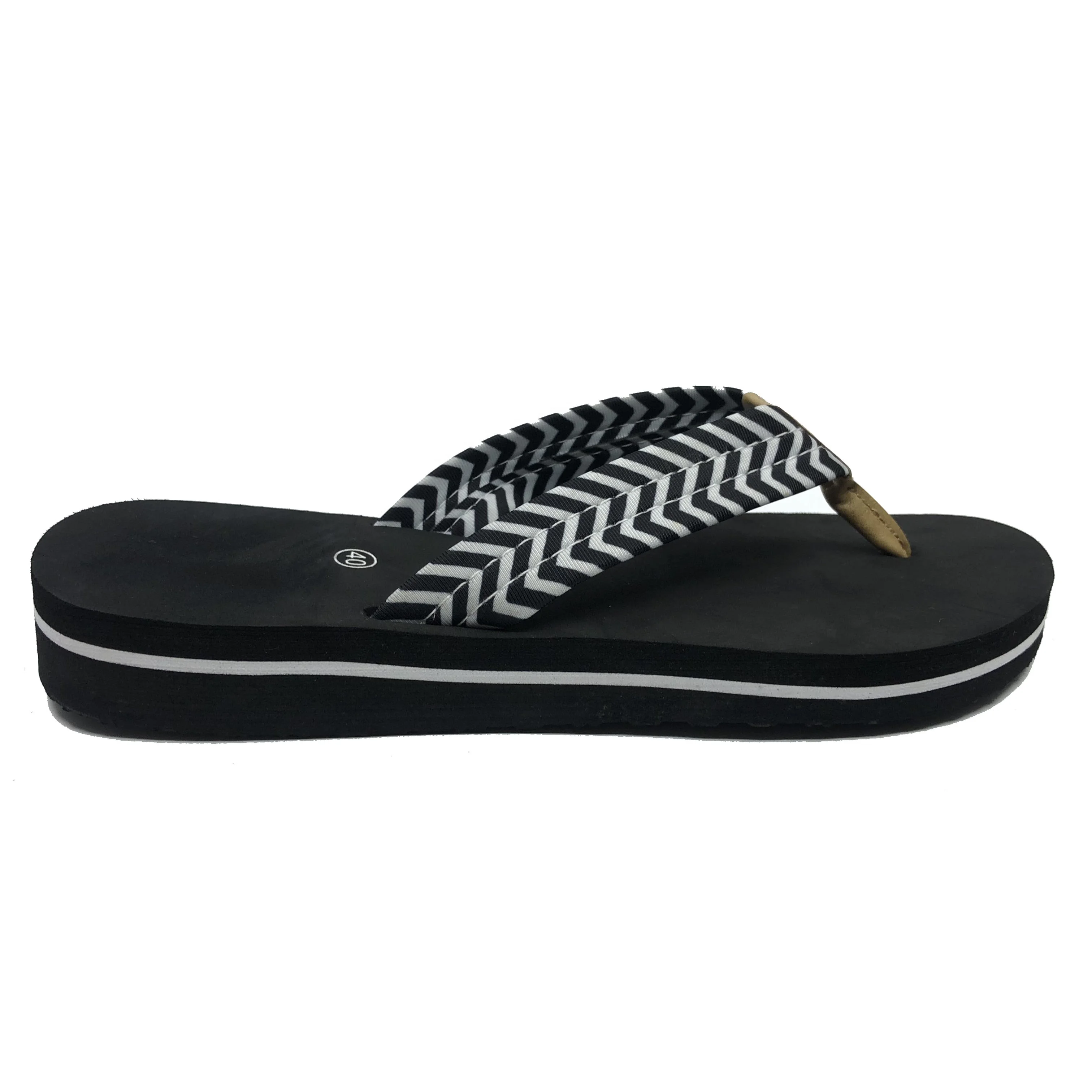 New product slippers for women OEM order wholesale price fashion design beach flip flops women