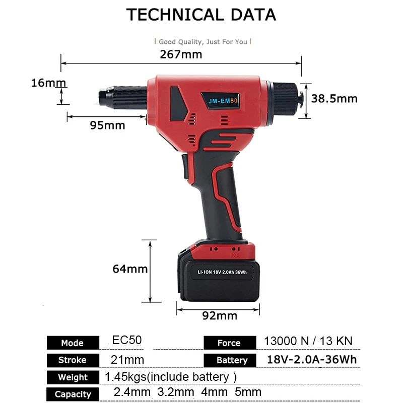 Китай, Лидер продаж, полуавтоматический полностью автоматический пистолет для заклепок