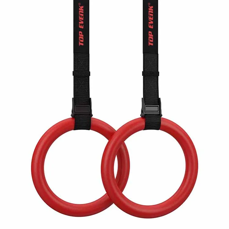 ABS Gymnastic Rings with Adjustable Straps