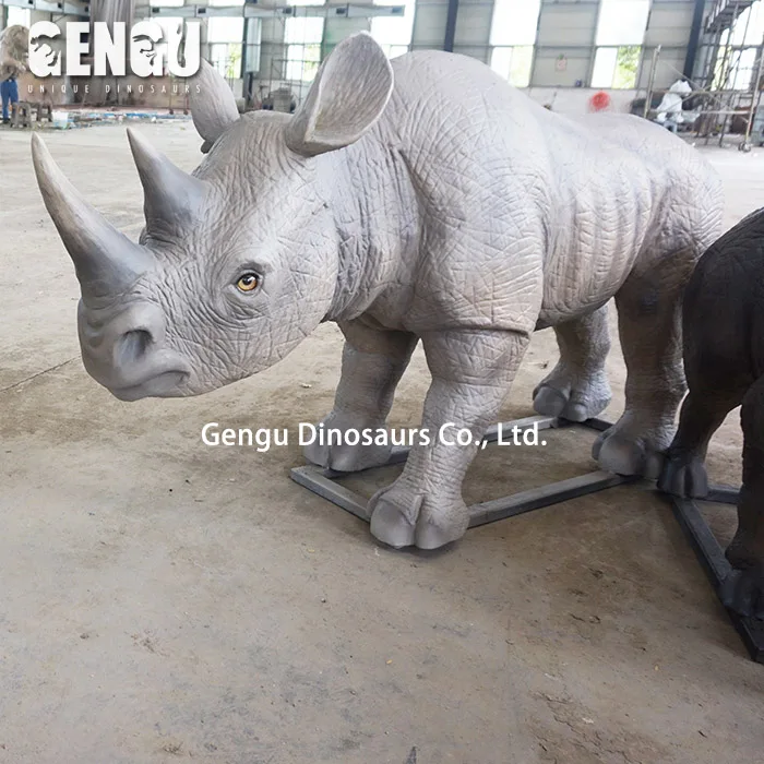 Remote Control 3D Dicerorhinus Robotic Animals