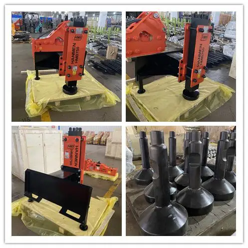 Fence post driver post pounder excavator pile driver post driver hammer for skid steer loader