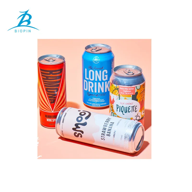 250ml 330ml 350ml 355ml 500ml 12oz 16oz Empty blank custom beverage printed aluminum beer cans manufacturer supplier