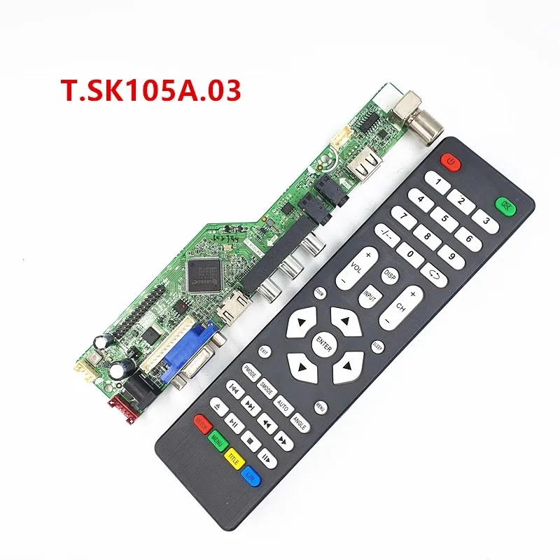 Универсальная материнская плата TV T.SK105A.03 заменить T.SK106A.03 T.RD8503.03 T.V56.03 board LCD Controller Driver