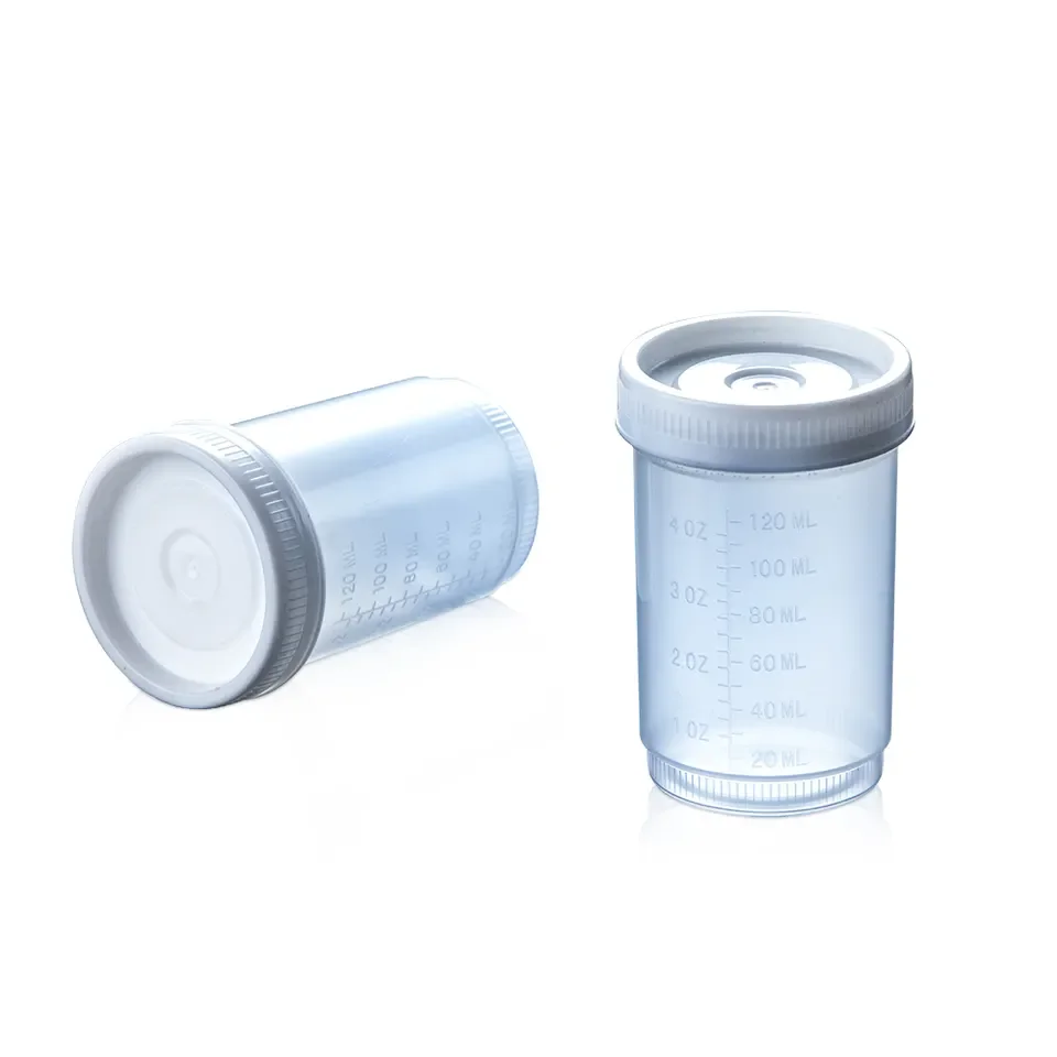 Disposable Lab Sterile Urine Test Cup Container 60ml 100ml 120ml Urine Sample Cup