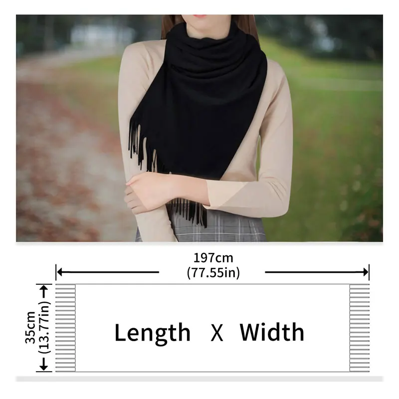 Женский шарф с подогревом через USB и нагревательной подушкой для шеи, моющийся Улучшенный нагревательный шарф