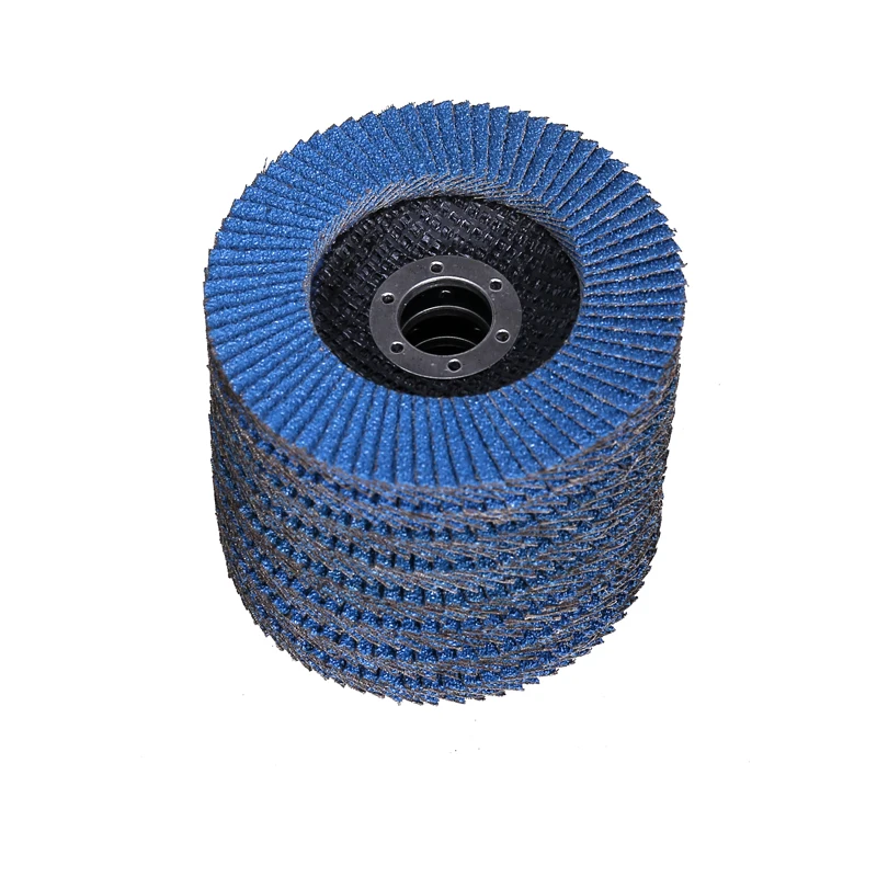 Abrasive Tools 125x22mm Zirconia Flap Disc 80 Grit 5inch Coated Grinding Wheel For Polishing Metal