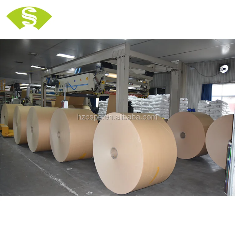 Food Grade single side PE coated kraft paper roll for making kraft paper cups