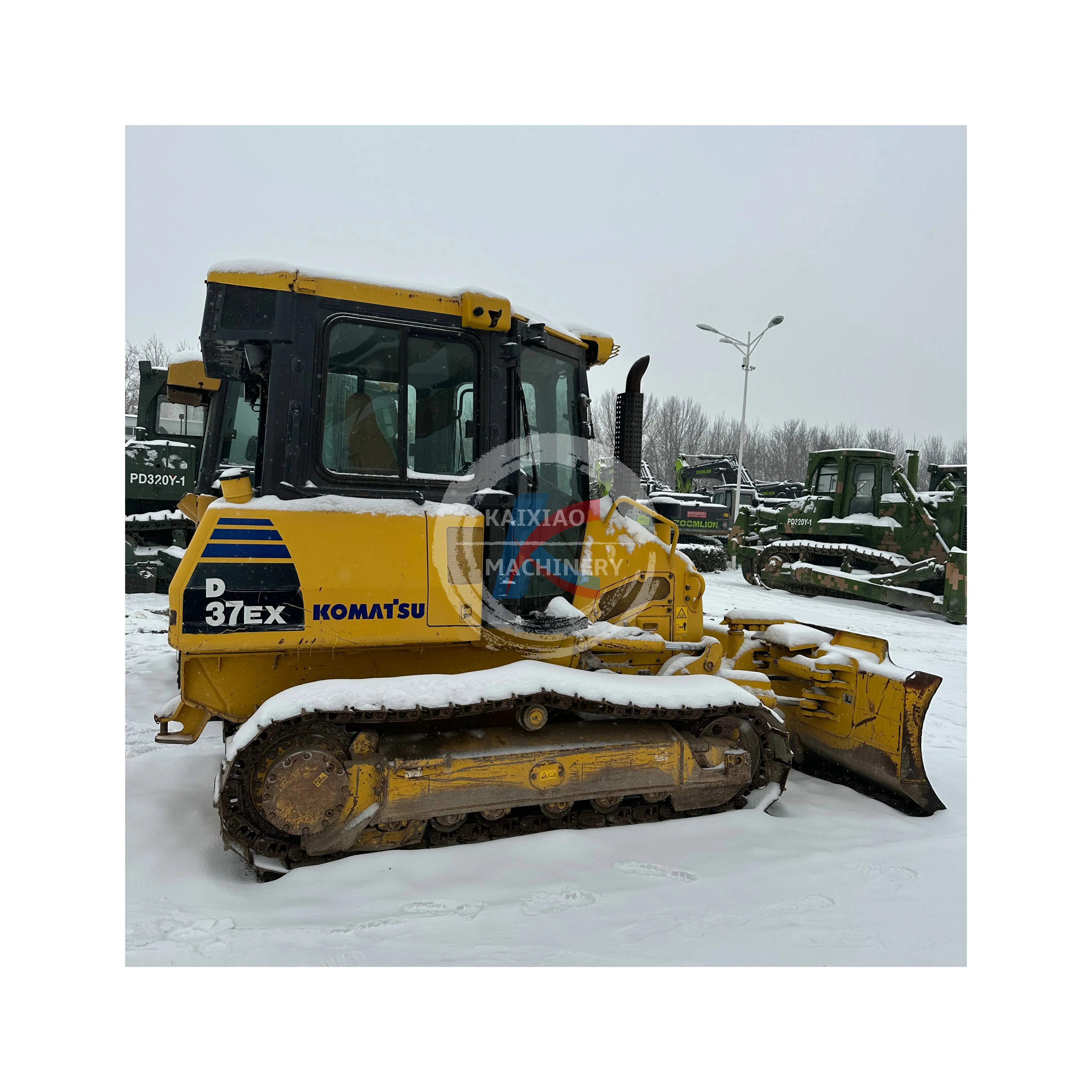 Япония Komatsu D31EX D37EX D37PX подержанный гусеничный бульдозер высокого качества и по низкой цене 8 тонн оригинальная упаковка