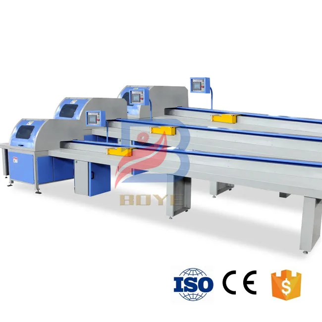 High accuracy wood cross cut saw machine