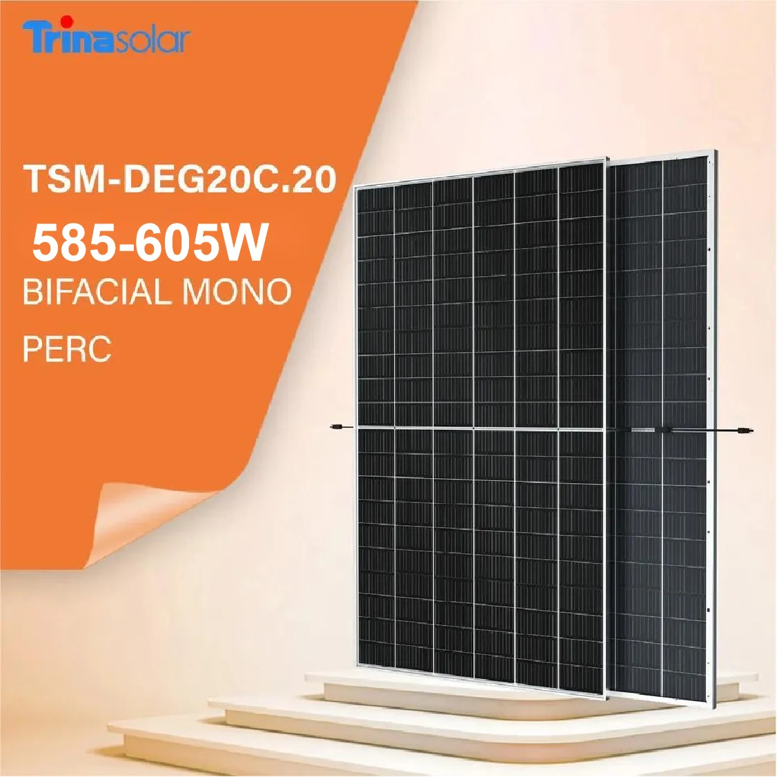 EU Rotterdam Stock Trina Vertex 585w 590w 595w 600w 605w моно Pv модули солнечные панели