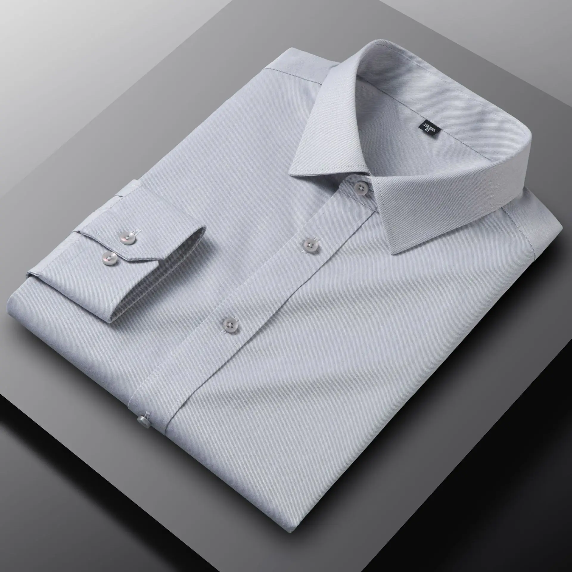 TS2103 Wholesale high quality 100% cotton non iron Garment-dipping men white dress shirt long sleeve shirts multi colors