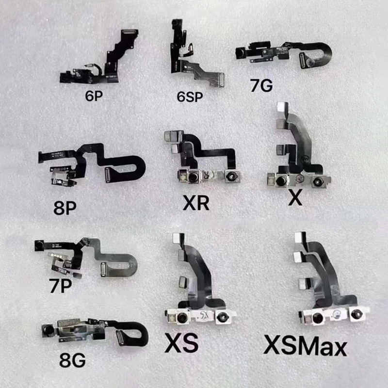 Front Camera with Face ID Proximity Sensor Flex Cable for iphone 6 6S 7 8 Plus X XS Max XR 11 12 Pro Max 12 mini