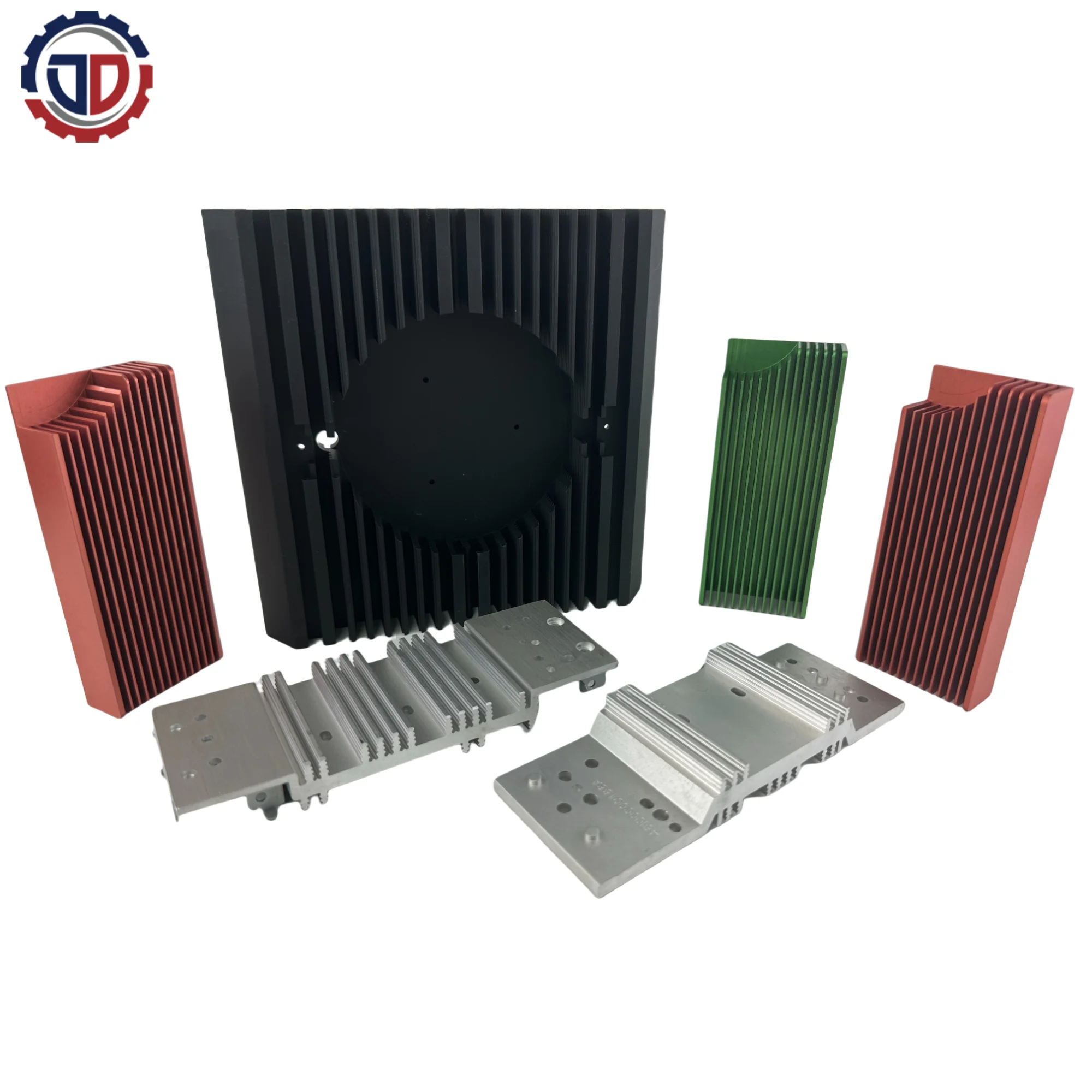 Custom Heat Sink Aluminum Heatsink Anodizing Rectangle Aluminum Pin Fin Led Bar Heatsink
