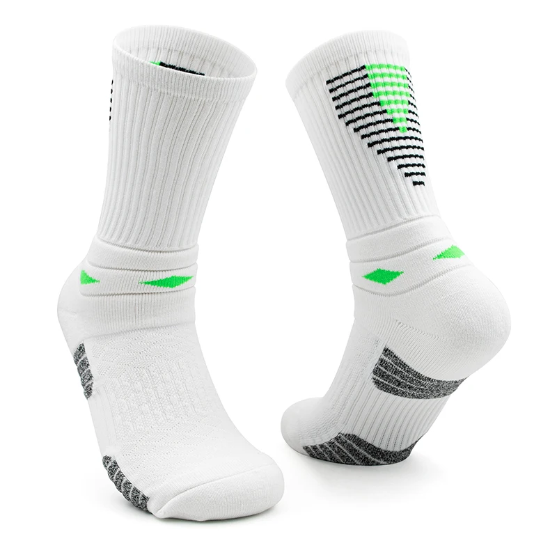 Wholesale Custom High Quality Men Casual Retro Vintage Colored Stripe Cozy Organic Cotton Long Ribbed Work Out Crew Socks