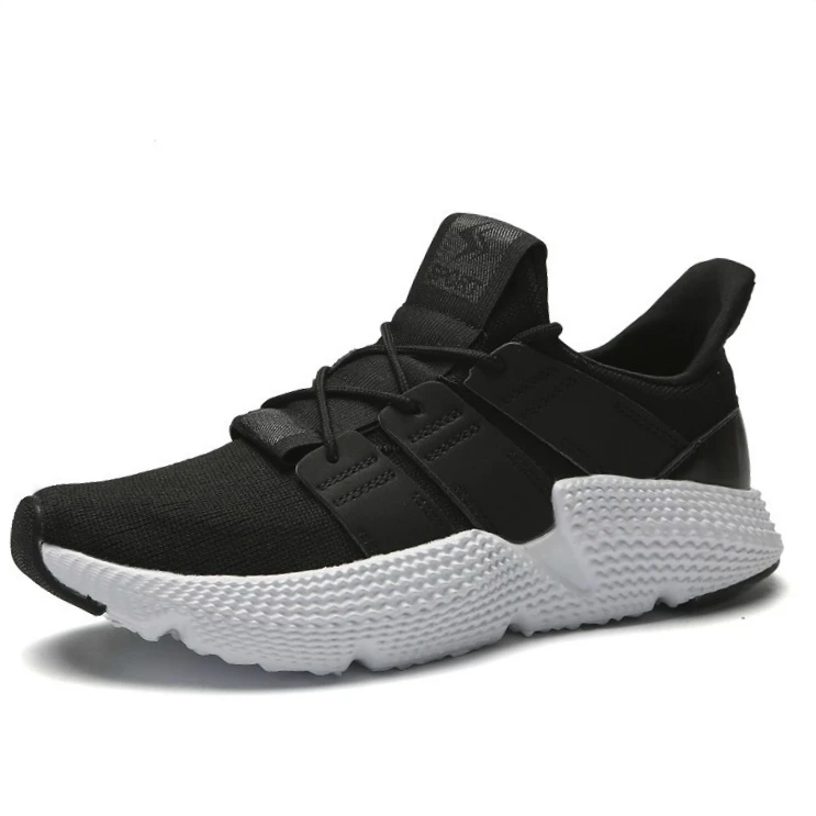 
2018 Trend Products Height Increasing Breathable Knitted Lightweight MD Sole Men Running Sports Shoes 
