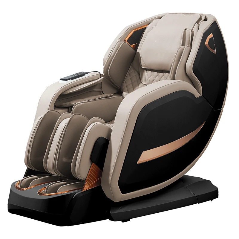 4D Massage Chair Zero Gravity Heated And Shiatsu Office Chair Track Yoga Stretch Intelligent Body Detection Bluetooth