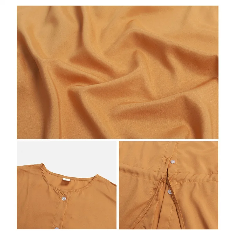 Wholesale 5XL Plus Size Dubai Muslim Women Dress Tunic Tops Long Sleeve Casual Polyester Fashion Modest Shirts Muslim Blouses