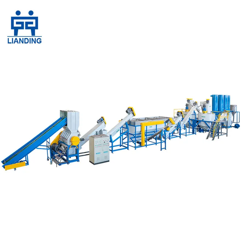 
Waste Plastic Recycle Pet Bottle Flakes Hot Washed Recycling Machine Line Plant 