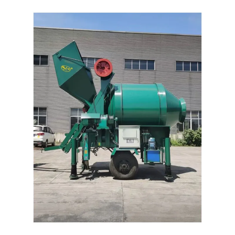 CE&ISO approved concrete mixer hopper feeding concrete mixer tractor cement mixer for sale