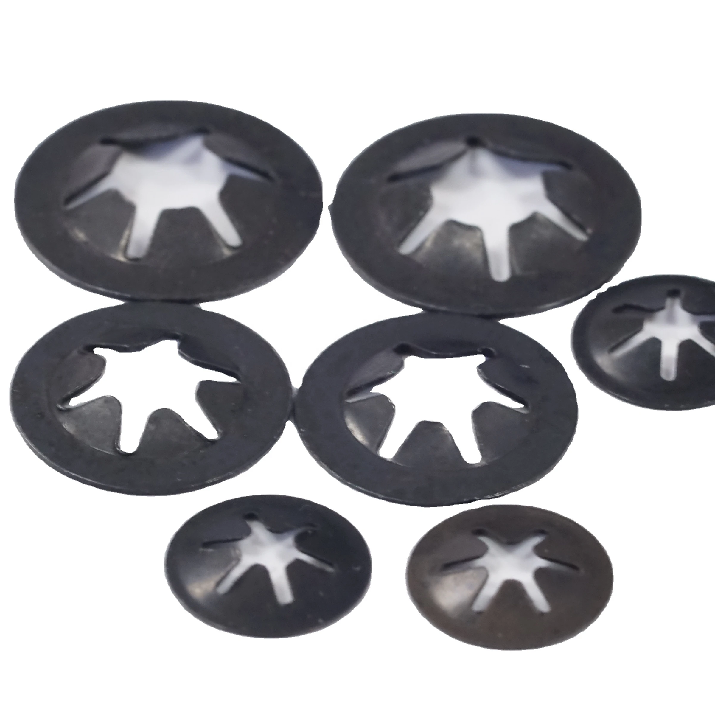 Пружинная стальная шайба starlock, шайба с внутренними зубьями и конической пружиной, шайба с быстрой фиксацией