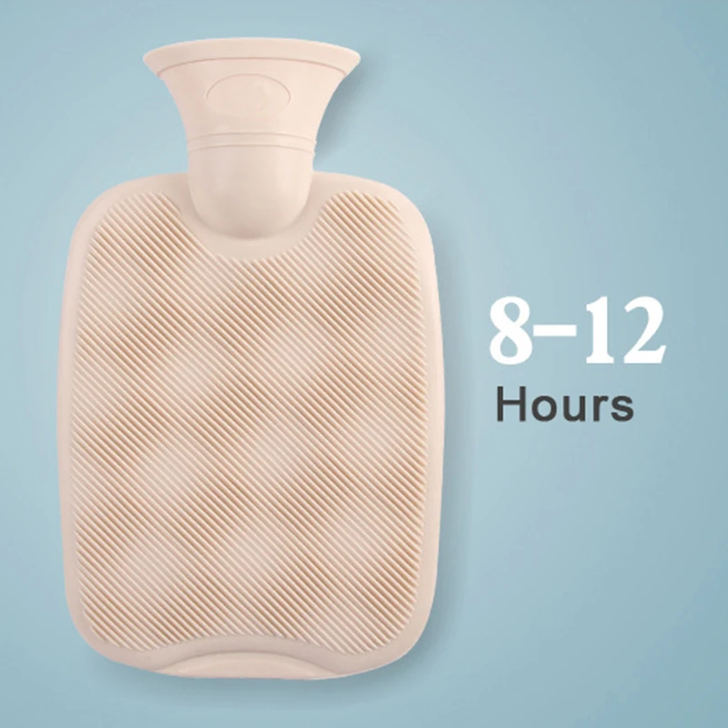 Wholesale custom hot water bottle bag with  warm hot water bottle Temperature display rubber hot water bag with cover for winter