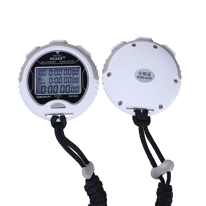 RESEE RS1060 Three rows Digital LCD big screen display electronic stopwatch