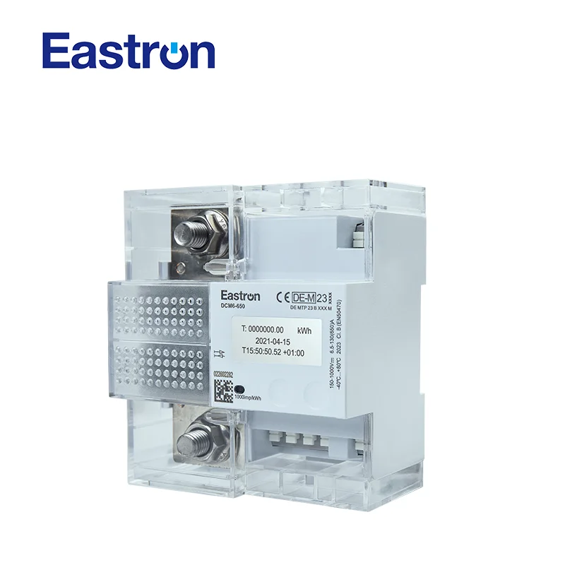 Eastron DCM6-650 PTB EV Meter with LCD Display, Bi-directional Measurement DC Fast Charger Energy Meter