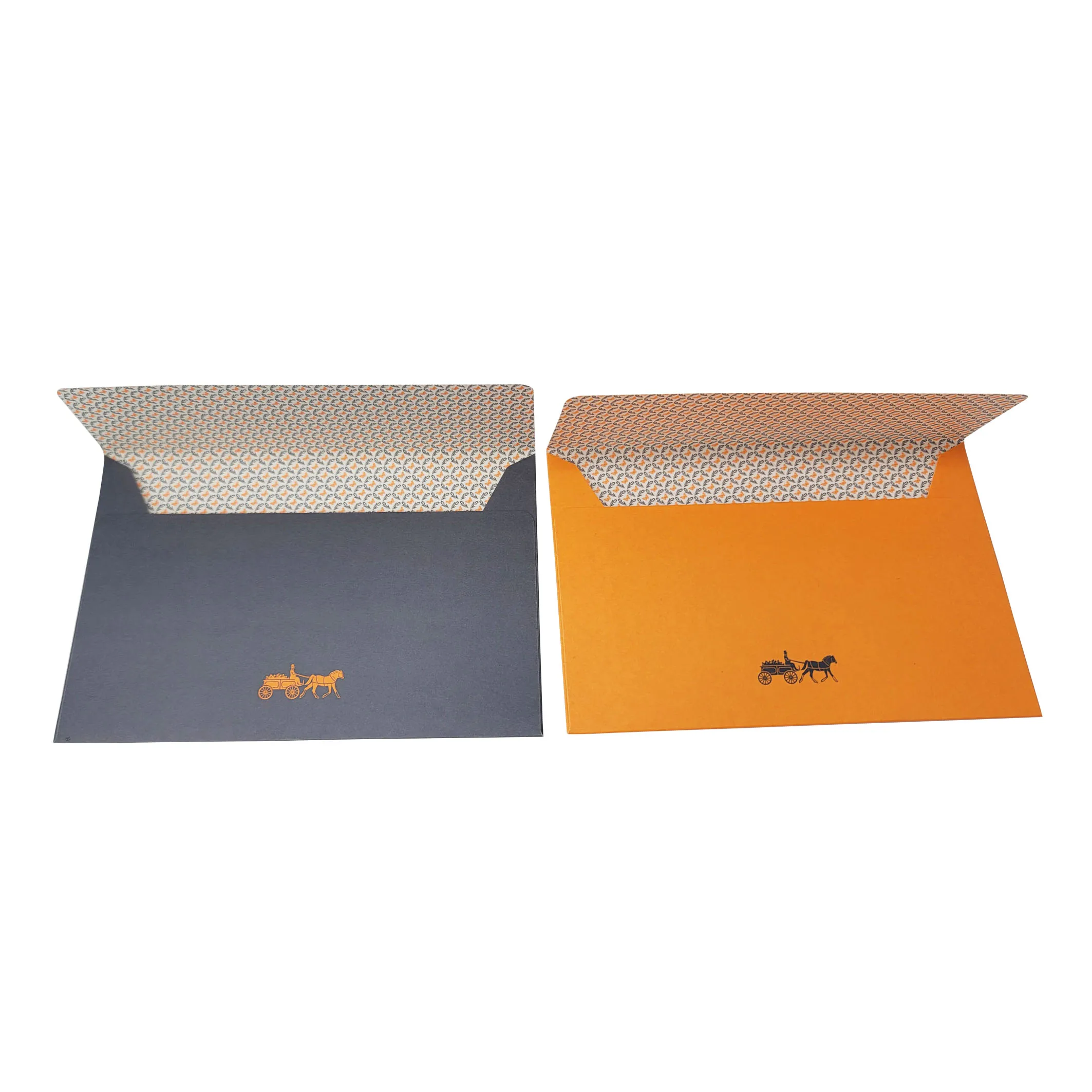 White Kraft Paper Folding rectangle Envelope with Custom printed Kraft Paper Envelope
