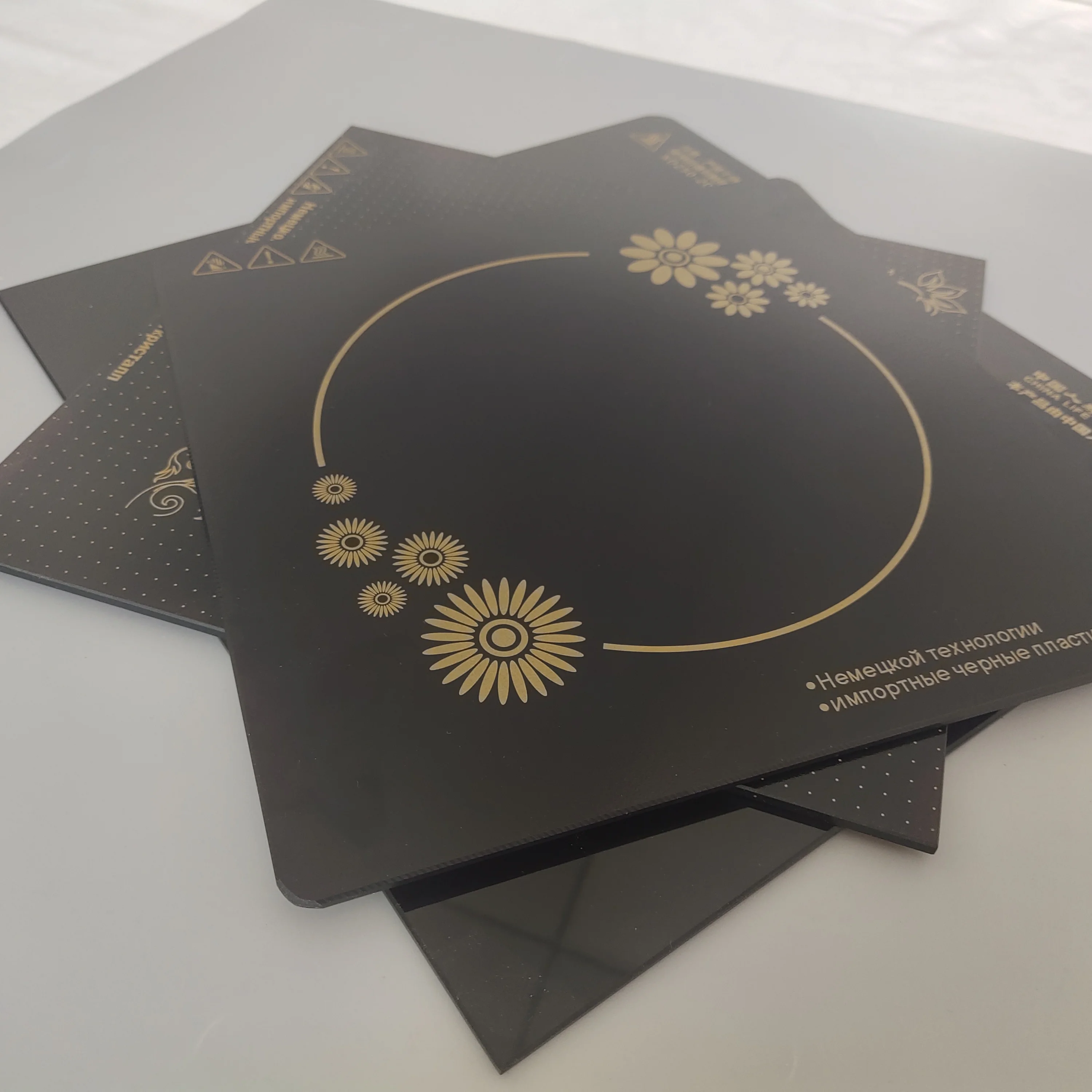 Multi-Size high quality factory directly supplied induction cooker parts cooktop ceramic glass