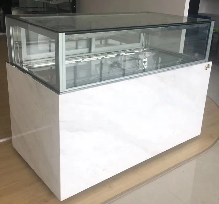 +12 degree Chocolate display cooler / Bakery Macaron dessert display fridge with drawers