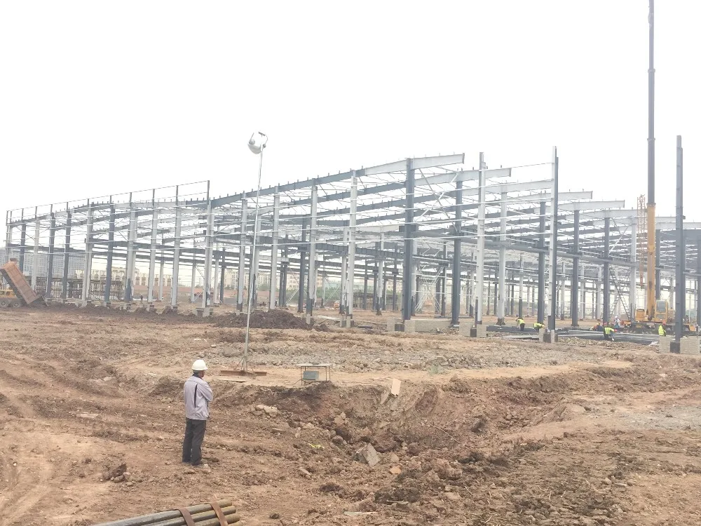 Steel Structure Warehouse Steel Frame Construction Prefabricated Warehouse Metal Building Structure