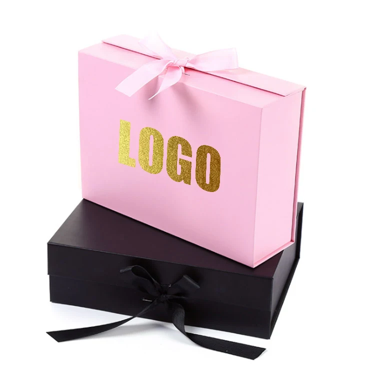 custom matte folding magnet sealable Tshirt clothes large packaging rigid paper gift box