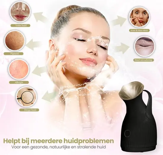 Facial Steamer Nano Ionic Hot Mist Face Steamer Home Sauna SPA Face Humidifier Atomizer for Women Men Moisturizing Unclogs Pores