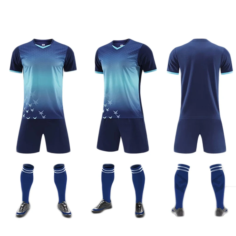 Hot selling training wear football sportswear full set soccer uniform custom soccer uniforms high quality men