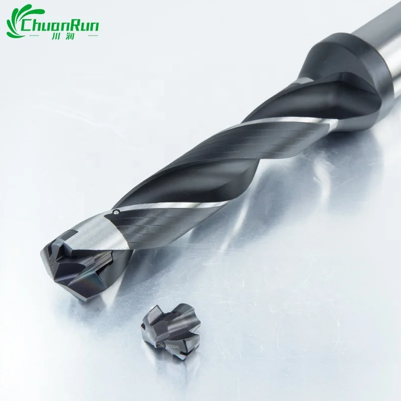 Chuanrun crown дрель самоблокирующийся ICD Расширенный U Сменное лезвие 3D5D8D10D12D extra long