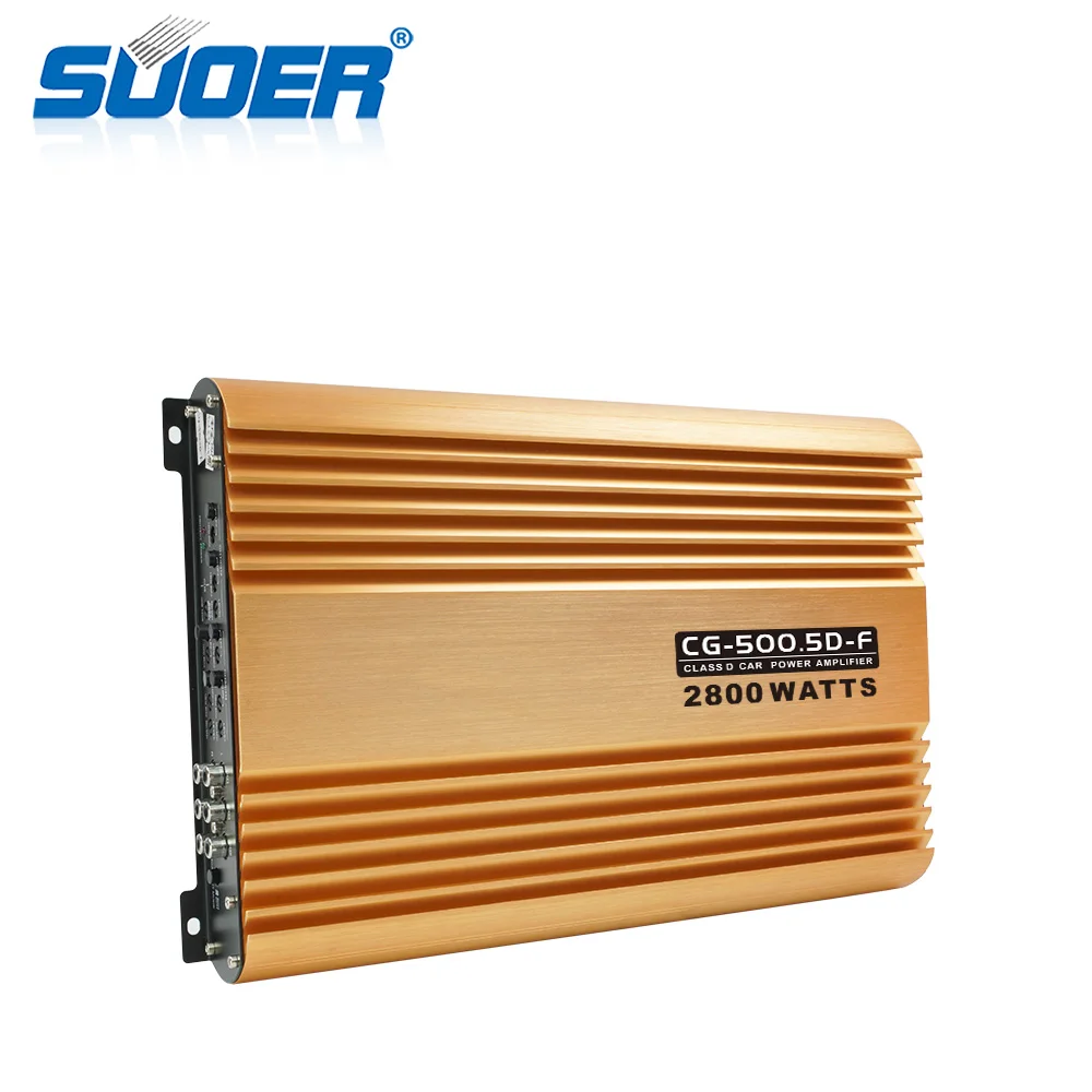 Suoer новый тренд CG-500.5D-F аудио 5 каналов full частота класса D max 2800 Вт автомобильный